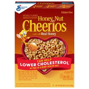 Cheerios Hny Nut Cheerios Cereal Mid 12/10.8 OZ [UNFI #60041]