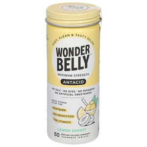 Wonder Belly Lemon Sorbet 4/60 Ct [UNFI #25415]