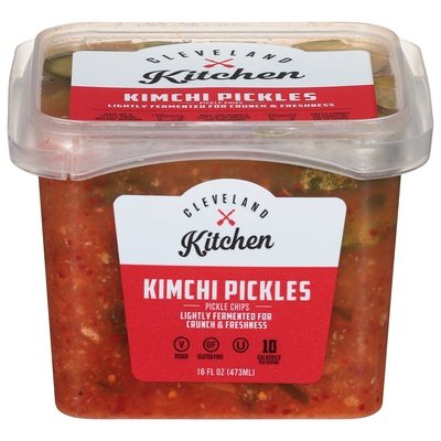 Cleveland Kitchen Kimchi Pickle Chips 12/16 Oz [UNFI #86547]