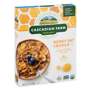 OG2 Cascadian Farm Hny Oat Crnch Cereal 10/13.5 OZ [UNFI #29900]