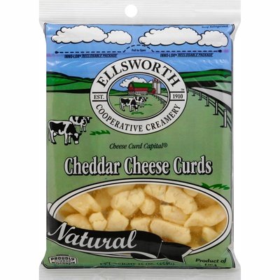 Ellsworth Curds Cheddar Cheese Natural 16/16 Oz [Peterson #25192]