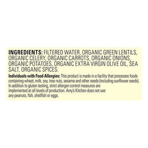 OG2 Amys Low Sodium Lentil Soup 12/14.5 OZ [UNFI #23711]