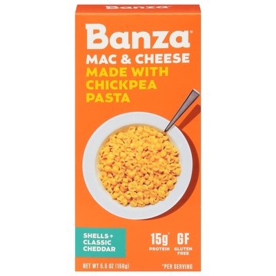 Banza Chkpea Shells&Ched 6/5.5 OZ [UNFI #18127]