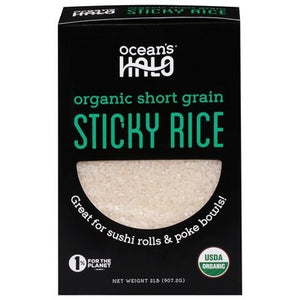 Oceans Halo Short Grain Sticky Rice 5/32 Oz [UNFI #10462]