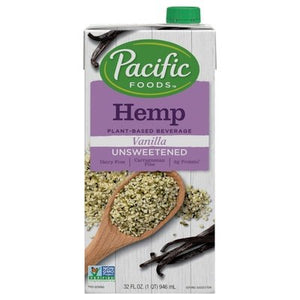 Pacific Foods Hemp Milk Vanl Unswtnd 12/32 OZ [UNFI #65558]