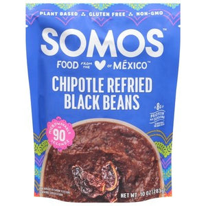 Somos Refired Chipotle & Black Beans 6/10 Oz [UNFI #39874]