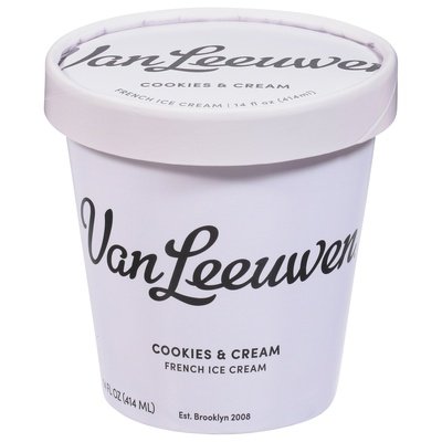 Van Leeuwen Ice Cream Cookies and Cream 8/14 OZ [UNFI #63529]