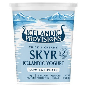 Icelandic Provisions Skyr Yogurt Low Fat Plain 6/30 Oz [UNFI #12684]