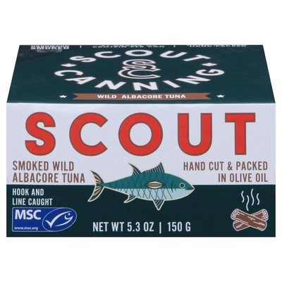 Scout Wild,Smoked,Albacr,Tuna,Olvoil 12/5.3 Oz [UNFI #27364]