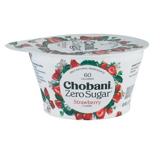 Chobani Strawberry Yogurt-Zero Sugar 12/5.3 OZ [UNFI #11247]