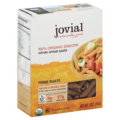 OG1 Jovial Einkorn Whl Grn Penne Rigate 12/12 OZ [UNFI #31203]