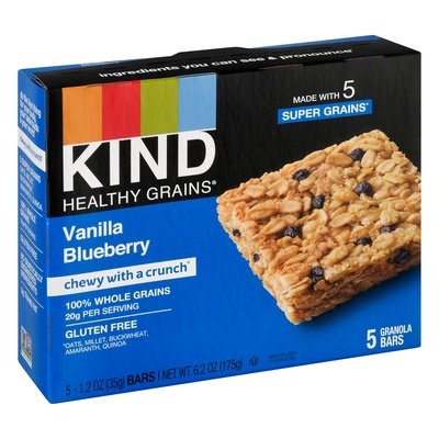 Kind Healthy Grains Van Bluebrry2 8/5/1.2 OZ [UNFI #54660]