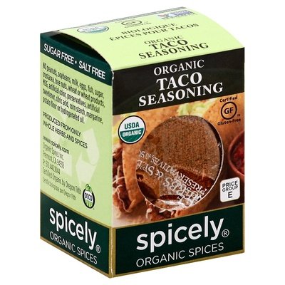 Spicely Organics Taco Seasoning 6/.45 Oz [UNFI #14005]