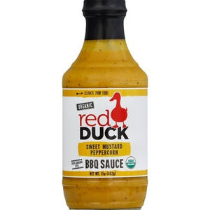 OG2 Red Duck Sweet Mustard Pprcrn Bbq Sc 6/17 OZ [UNFI #07118]