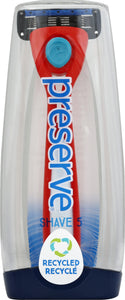 Preserve Shave 5 Razor System Men 6/1 CT [UNFI #33013] T