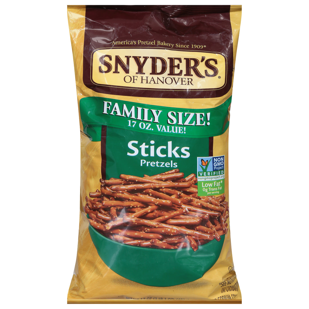SnyderS Of Hanover Sticks Family Size 6/17 OZ [UNFI #71037]