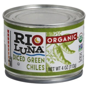 OG2 Rio Luna Oganic Diced Green Chiles 12/4 OZ [UNFI #81513]