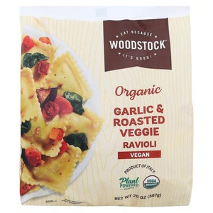 OG2 Woodstock Vegan Garlic Roasted Veggie Ravioli 12/20 OZ [UNFI #04819]