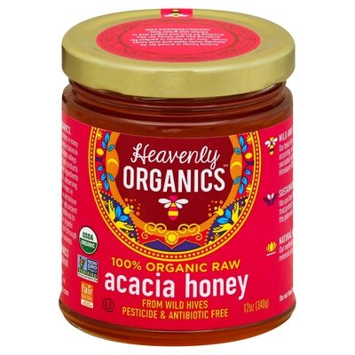 OG1 Ho Raw Acacia Honey 6/12 OZ [UNFI #30599]