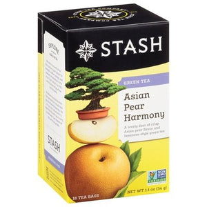 Stash Grn Tea Asian Pear 6/18 BAG [UNFI #76445]