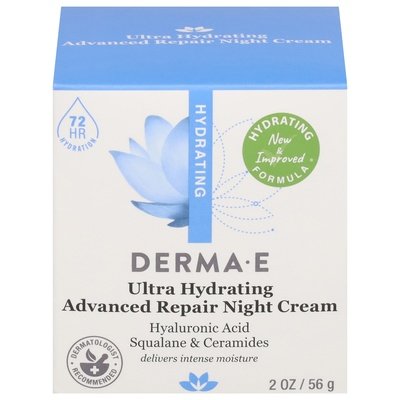 Derma E Hydrating Night Cream 2 OZ [UNFI #82454] T