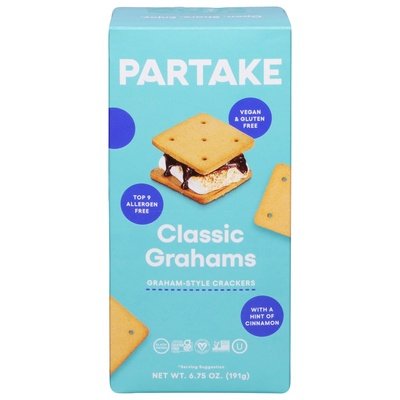 Partake Foods Classic Graham Crackers  6/6.75 Oz [UNFI #27968]