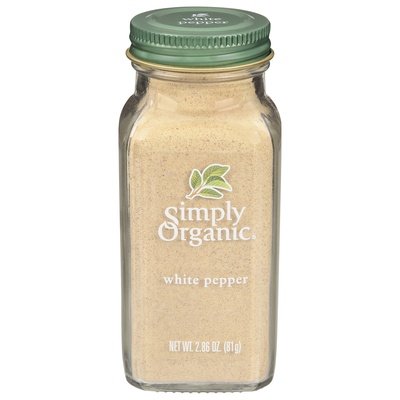 Simply Organic White Pepper 6/2.86 Oz [UNFI #37691]