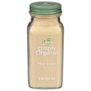 Simply Organic White Pepper 6/2.86 Oz [UNFI #37691]