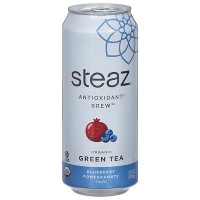 OG2 Steaz Iced Green Tea Blue Pom Acai 12/16 OZ [UNFI #63011]