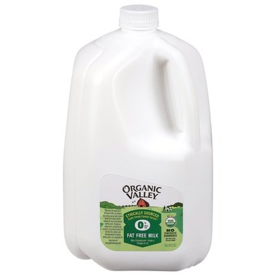 Organic Valley Ultra Pasturized Fat Free 4/128 Oz [UNFI #75260]