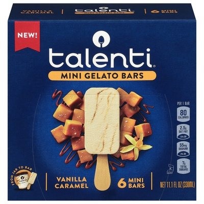 Talenti Gelato E Sorbetto Gelato Vanilla Caramel 6/6/11.1 Oz [UNFI #73461]