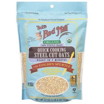 OG2 Bobs Red Mill Qck Cking Steel Ct Oats 4/22 OZ [UNFI #77492]