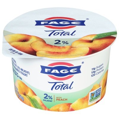 Fage Total Peach Yog 2% 12/5.3 OZ [UNFI #11169]