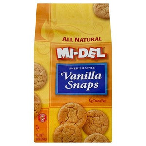 Midel Vanilla Snaps  8/10 OZ [UNFI #15389]