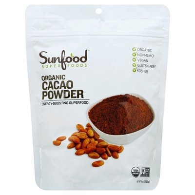 Sunfood Cacao Powder,Superfood 8 Oz [UNFI #83063]