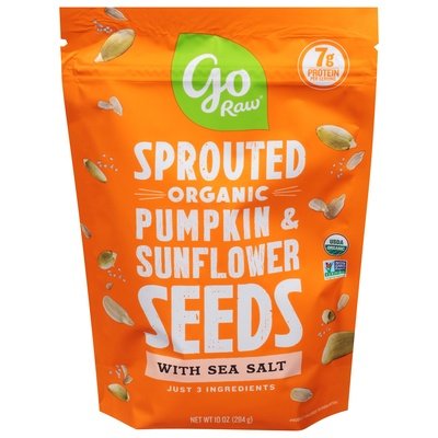 Go Raw Seeds Pumpkin Sunflower Ssalt 6/10 Oz [UNFI #69336]