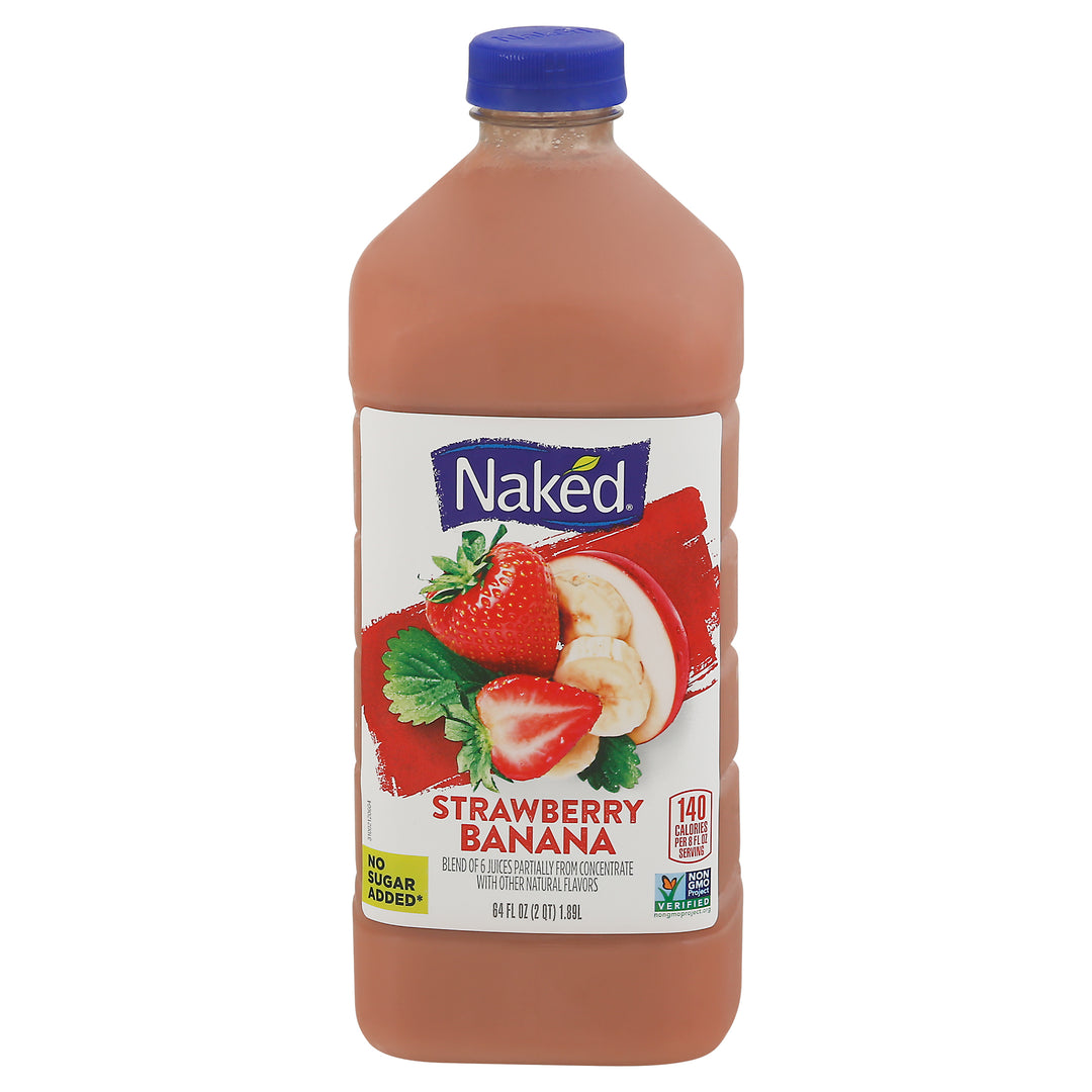 Naked Strawberry Banana Smoothie 6/64 OZ [UNFI #37574]