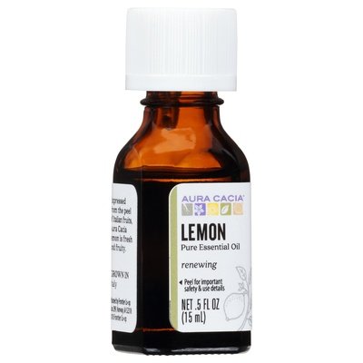 Aura Cacia Ess Oil Lemon .5 OZ [UNFI #55354] T