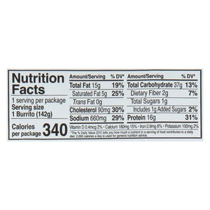 Reds All Natural Chicken Chorizo Egg&3 Cheese 12/5 Oz [UNFI #943]