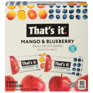 Thats It Mango & Blueberry Variety 6/7 Oz [UNFI #54423]