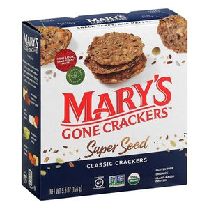 OG2 Marys Gone Cracker Super Seed Wf Gf 6/5.5 OZ [UNFI #64308]