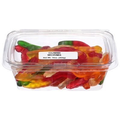 TUB LARGE GUMMI WORMS 12/16OZ [Charlies #034-01191]