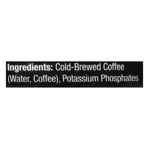 High Brew Coffee Black Cold Brew Coffee,Rtd 12/10 Oz [UNFI #51656]