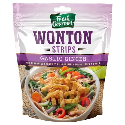 WON TON STRIPS-GARLIC GIN 9/3.5OZ [Charlies #019-06139]