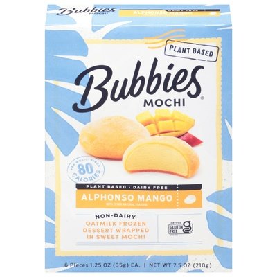 Bubbies Hawaii Mango Oat Milk 8/7.5 OZ [UNFI #10006]