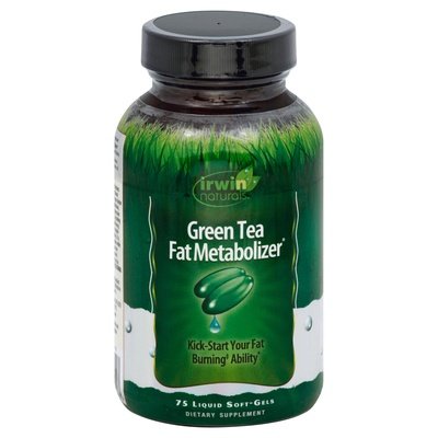 Irwin Naturals Green Tea Fat Metabolizer 75 Sgel [UNFI #87559] T