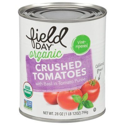 OG2 Field Day Crushed Tomato W/ Basil 12/28 OZ [UNFI #05833]