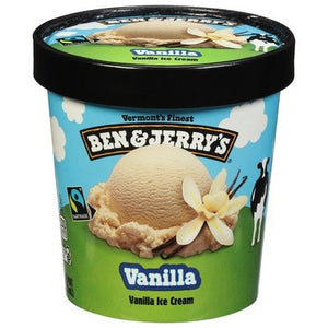 B&J Vanilla Ice Cream 8/PINT [UNFI #74772]