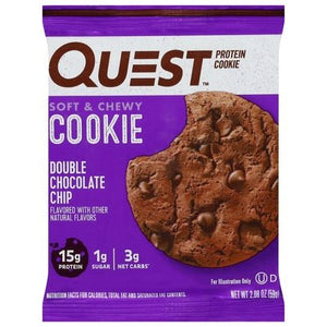 Quest Protein Cookie Double Choc Chip 12/2.08OZ [UNFI #57535]