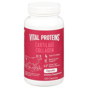 Vital Proteins Cartilage Collagen Capsules 120 Ct [UNFI #67659]